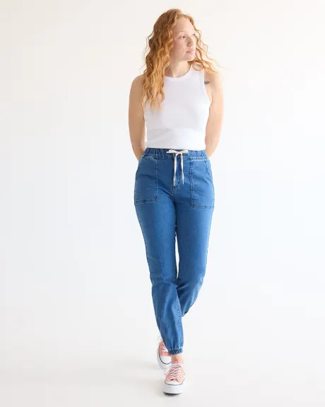 Pantalon jogger en denim