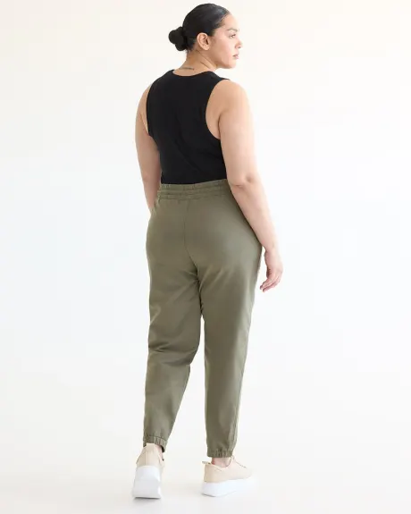 Pantalon jogger à taille haute - Petite