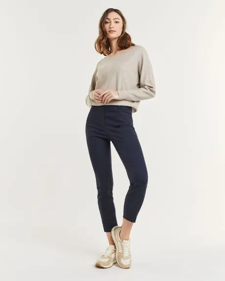 Pantalon cheville étroit à taille haute L'Iconique – Long