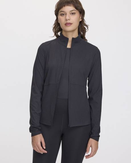 Fitted Ribbed Jacket - Hyba