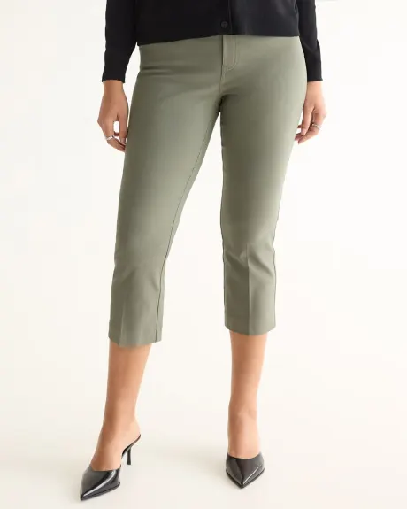 Cropped Straight-Leg High-Rise Pants - The Iconic - Petite