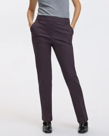 Straight-Leg High-Rise Pants - The Modern Stretch (R)