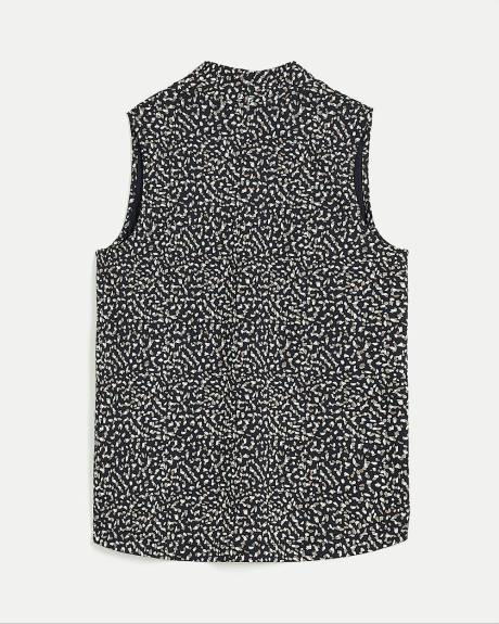 V-Neck Sleeveless Top