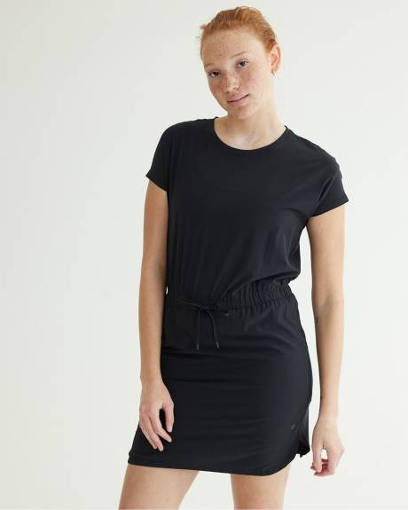 Short-Sleeve Dress With Inner Short - Hyba