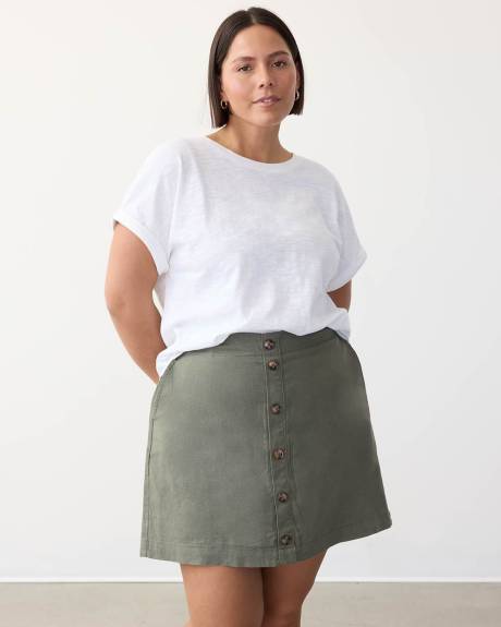 Linen Skort