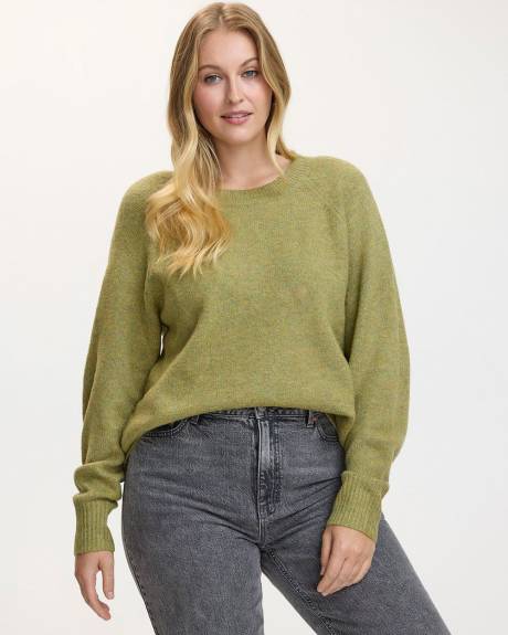 PlushSoft Long-Sleeve Crew-Neck Sweater