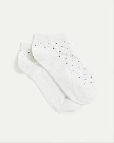 Dotted Cotton Anklet Socks