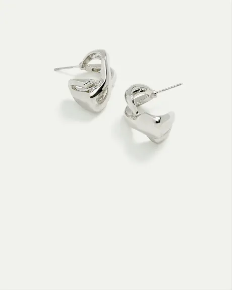 Boucles d'oreilles en forme de X