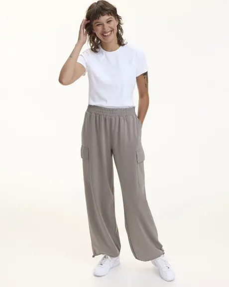 Pantalon cargo ample à taille basse - Hyba