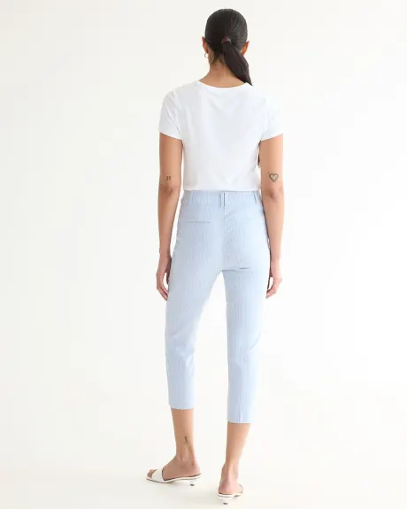 Pantalon capri à jambe étroite et taille haute - L'Iconique (MD) - Petite