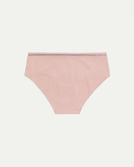 Culotte garçonne en coton avec taille en dentelle - R Line