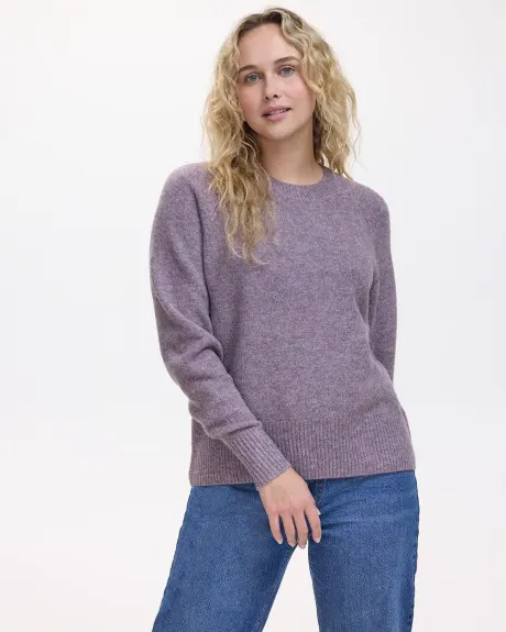 Ultra-Soft Long-Sleeve Crew-Neck Sweater