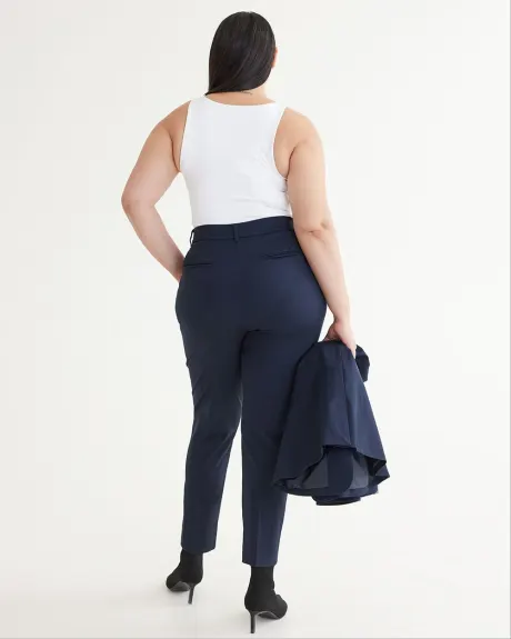 Pantalon à taille haute et jambe étroite - Le Stretch Classique - Petite