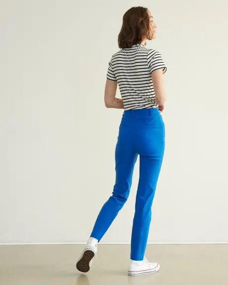 Slim-Leg High-Rise Ankle Pant - The Iconic (R)