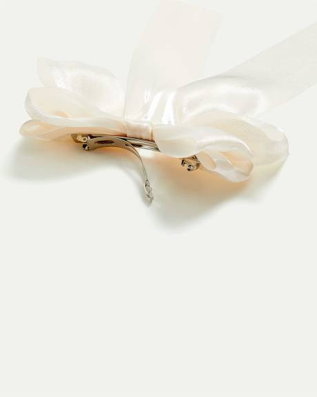 Organza Bow Hair Clip