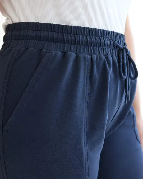 Pantalon jogger à taille haute