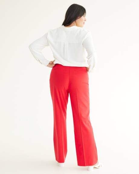 Pantalon à jambe droite et taille haute - L'Intemporelle - Long