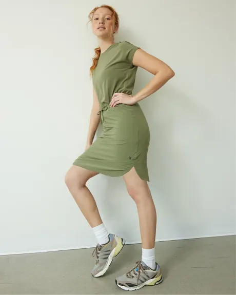 Short-Sleeve Dress With Inner Short - Hyba