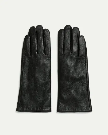 Long Leather Gloves