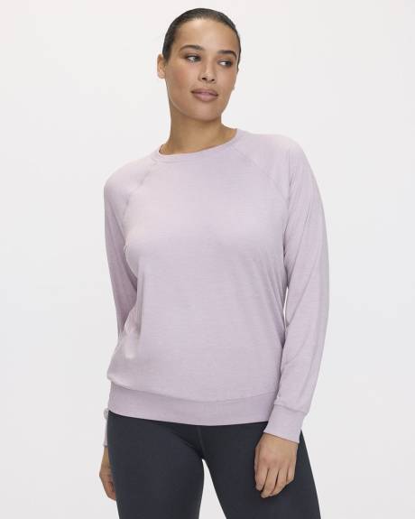 Long-Sleeve Crew-Neck Pullover - Dry-Lux (R) Hyba Essentials