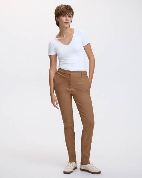 Pantalon à jambe étroite et taille haute - L'Iconique (MD) - Petite