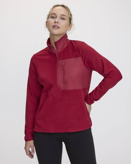 Polar Fleece Half-Zip Jacket - Hyba