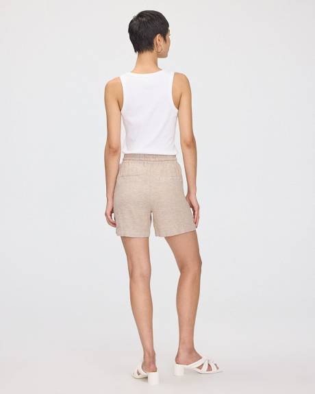 Linen Shorts with Drawstring