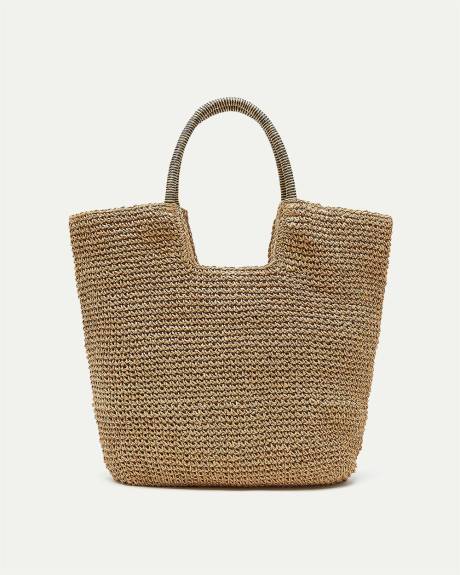 Large Straw Bag