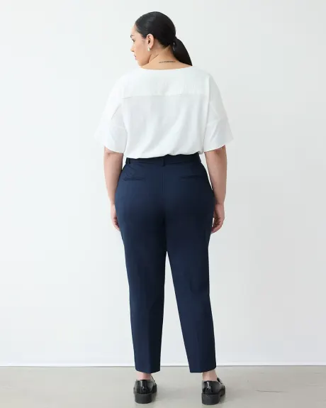 Pantalon à taille haute et jambe étroite - Le Stretch Classique - Coupe Courbes