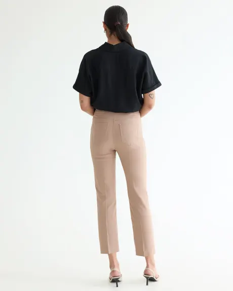 Cropped Straight-Leg High-Rise Pants - The Iconic