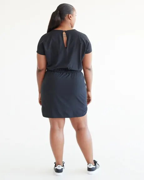 Short-Sleeve Dress With Inner Short - Hyba