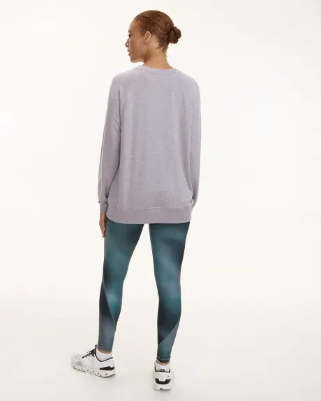 Long-Sleeve French Terry Sweatshirt - Hyba