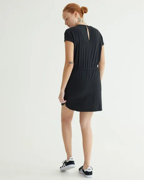 Short-Sleeve Dress With Inner Short - Hyba