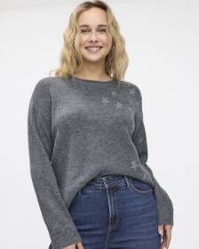 Long-Sleeve Crew-Neck PlushSoft Loose Sweater