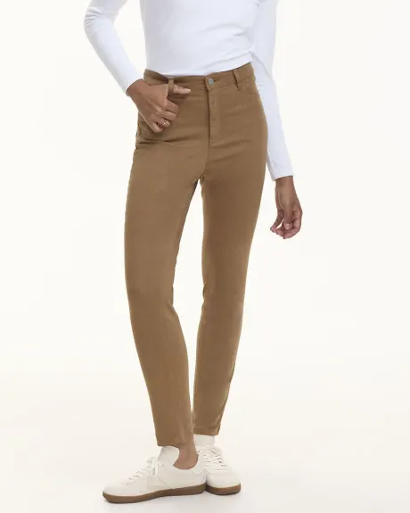 Skinny-Leg High-Rise Pants