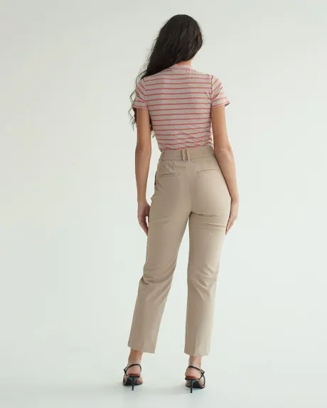 Super High-Rise Straight-Leg Ankle Pant - Petite