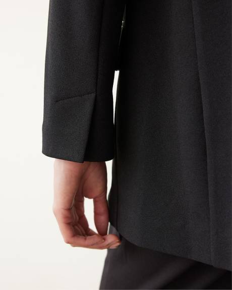 Long-Sleeve Open Blazer