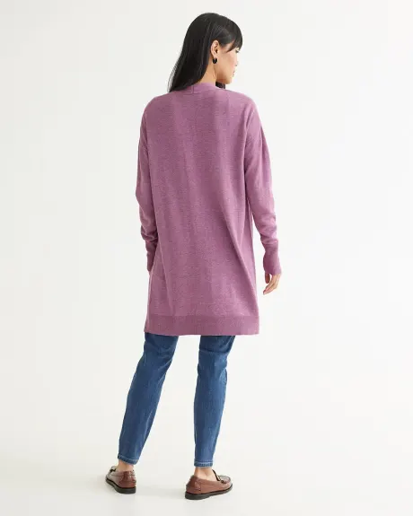 Long Open Cardigan, R Essentials