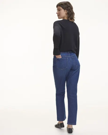 Straight-Leg Mid-Rise Jean - The Calssic - Petite