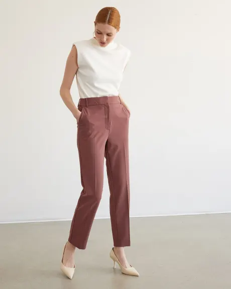 Super High-Rise Straight-Leg Ankle Pant - Petite