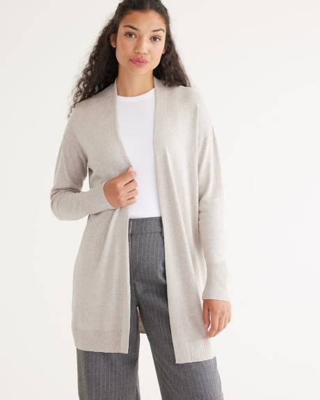 Long Open Cardigan, R Essentials