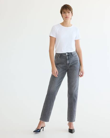 Jean à jambe fuselée et taille haute - Le Mom Jeans