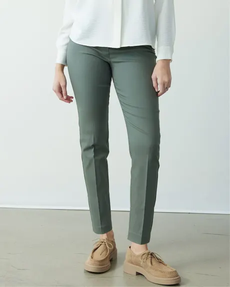 Slim-Leg High-Rise Ankle Pant - The Iconic (R)