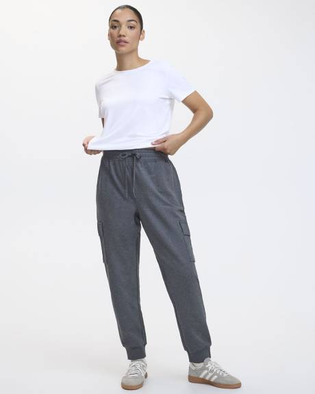 French Terry Jogger with Cargo Pockets - Hyba - Petite