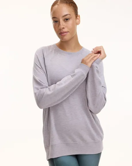 Long-Sleeve French Terry Sweatshirt - Hyba