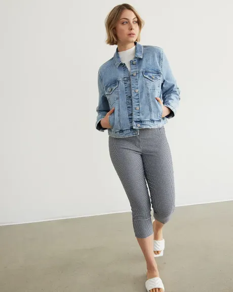 Veste en jeans extensible