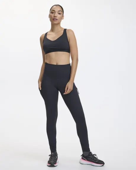 Legging de course à taille haute avec poche scellée - Hyba