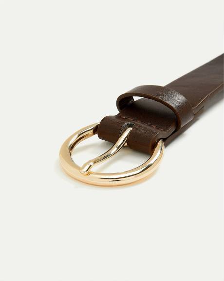 Basic Faux Leather Belt