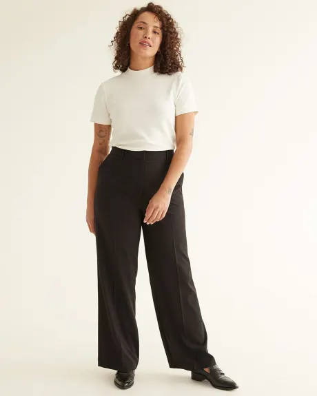 Pantalon à jambe droite et taille haute - L'Intemporelle - Long