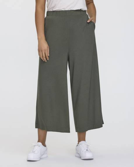 Pantalon gaucho extensible à enfiler